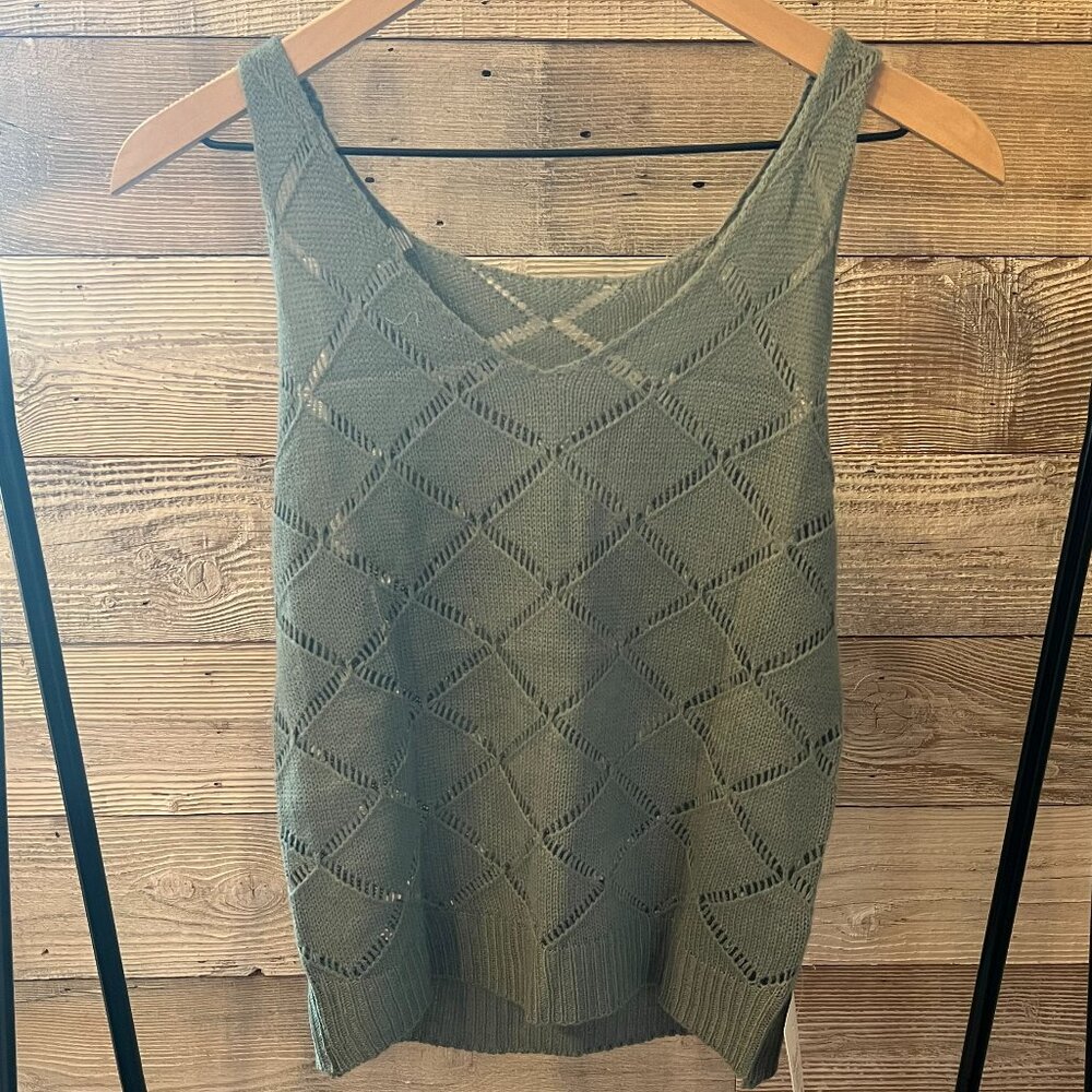 Knitted Blue Tank